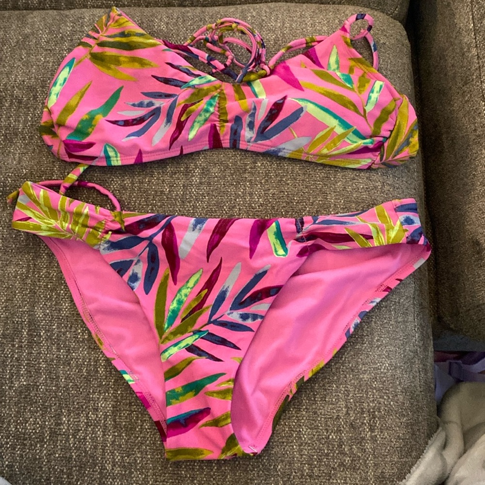 Pink, Tropical looking Swimsuit.